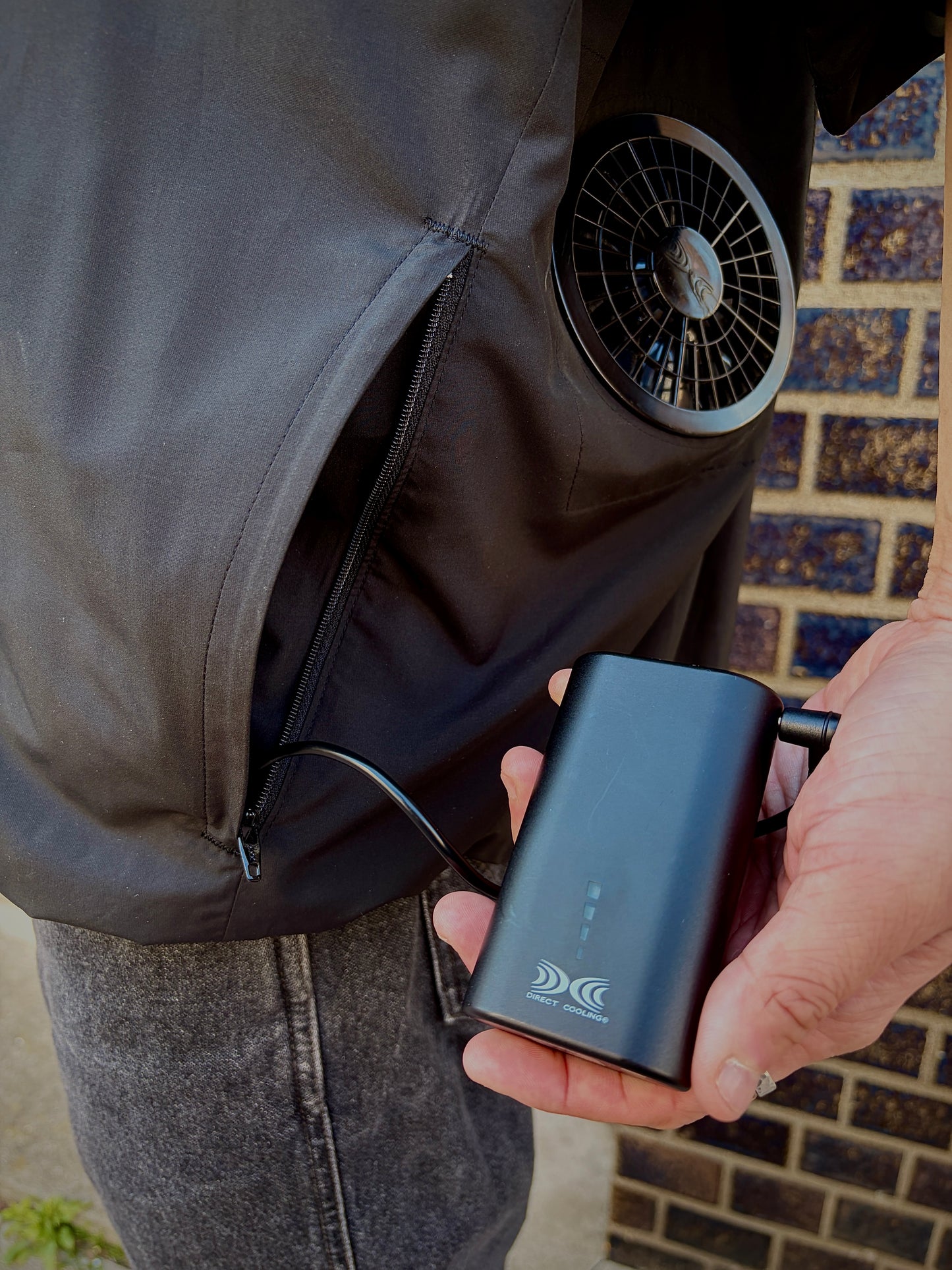 RICO airfan ジップアップタイプ ”BLACK" <DEVICEセット> (税込)
