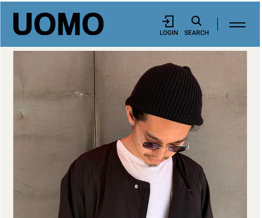 WEB UOMO 掲載