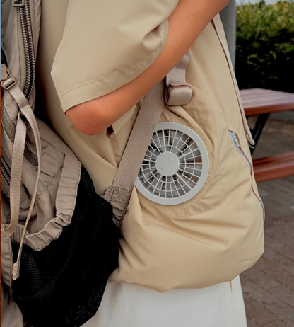 RICO airfan ジップアップタイプ　” LIGHT BEIGE  " 　＜DEVICEセット＞  (税込)