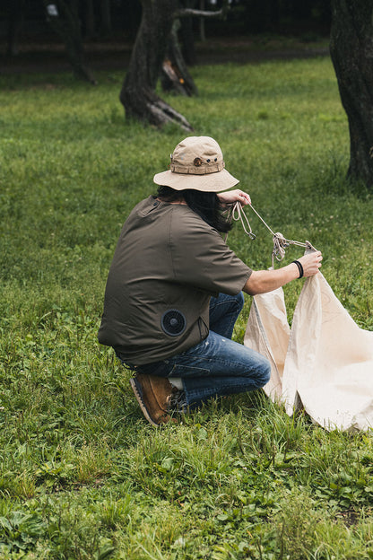 RICO AIR FAN  BROWN KHAKI　＜DEVICE 別売り＞