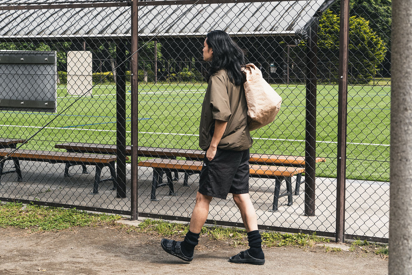 RICO AIR FAN  BROWN KHAKI　＜DEVICE 別売り＞