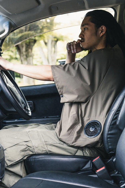 RICO AIR FAN  BROWN KHAKI　＜DEVICE 別売り＞