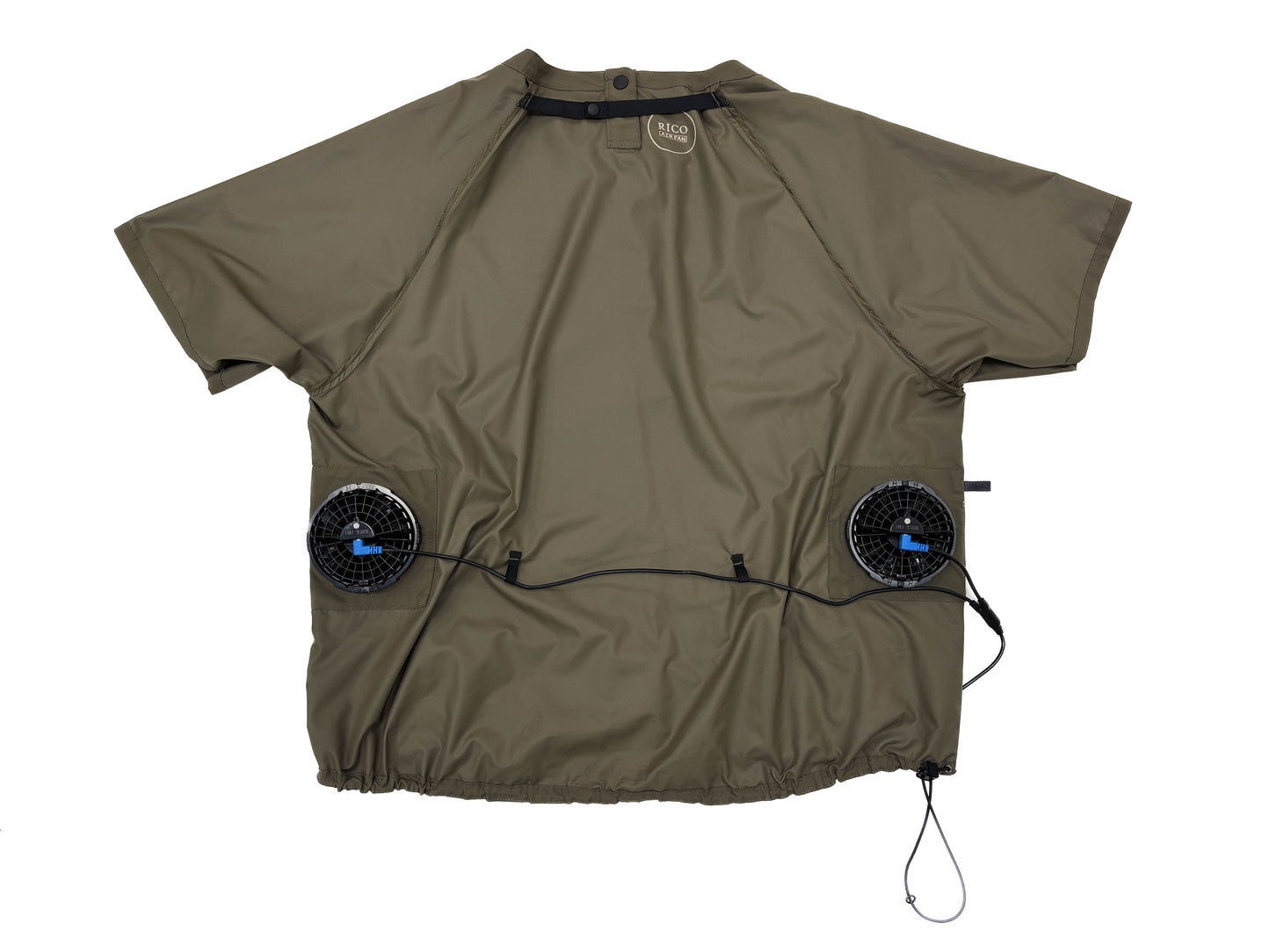 RICO AIR FAN BROWN KHAKI &lt;DEVICE SET&gt;