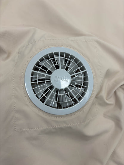 RICO AIR FAN LIGHT BEIGE &lt;DEVICE SET&gt;
